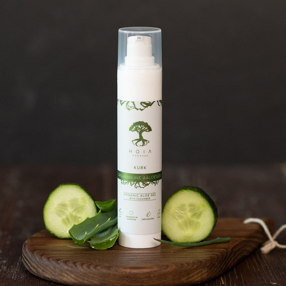 Organic Aloe Gel with Cucumber